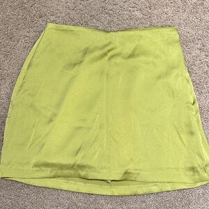 Abercrombie & Fitch Lime Green Skort